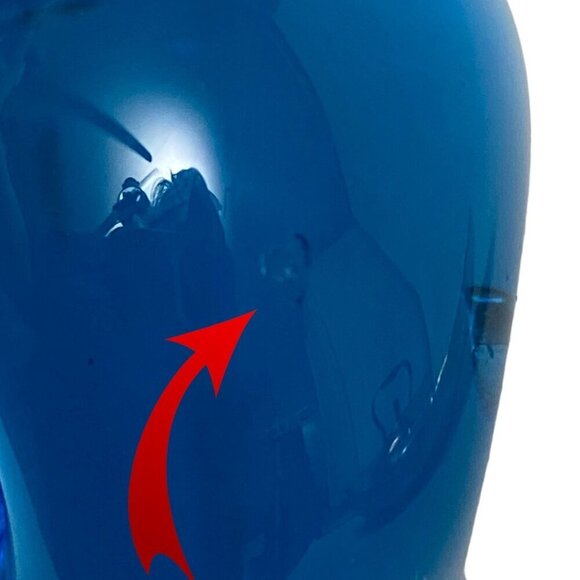 Blue Bird Glass Figurine Josef Marcolin FM Konstglas Sweden Vintage 3" h - Picture 9 of 9